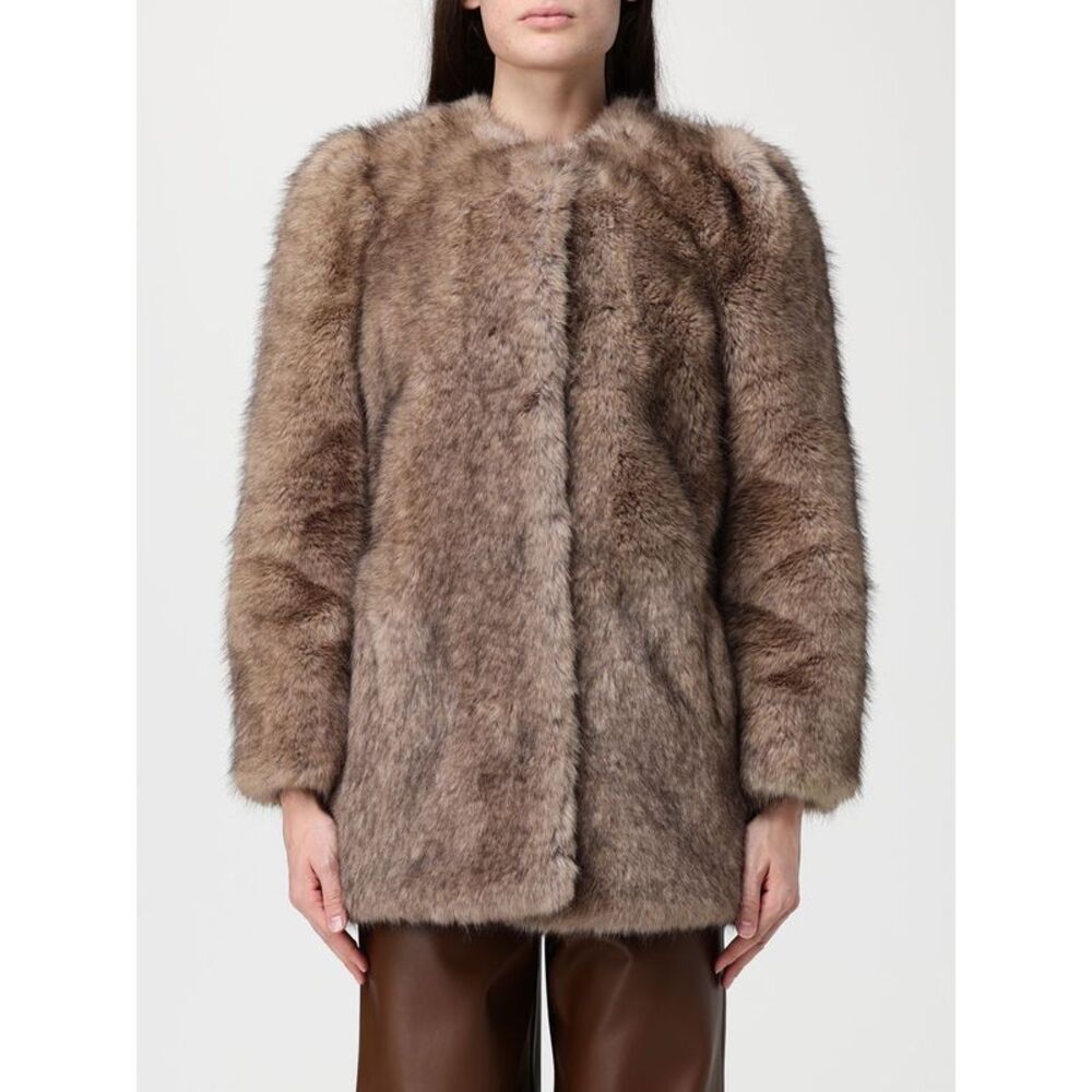 Stand Studio Women Fur Coat Woman Stand Studio